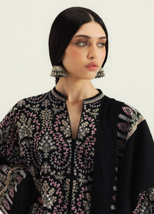 Zara By Shah Jahan ✦-Premium Unstitched Dhanak Embroidered with Dhanak Embroidery Shawls Suit SDCW-1246