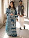MAHNUR ✦-Premium Unstitched Dhanak Embroidered with Dhanak Embroidery Shawls Suit SDCW-1244