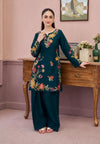 Zimml Heavy Embroidered Dhanak 2Piece Suit SDCW-1235