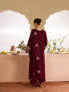 LAAM ✦-Premium Unstitched Dhanak Embroidered with Dhanak Embroidery Shawls Suit SDCW-1243