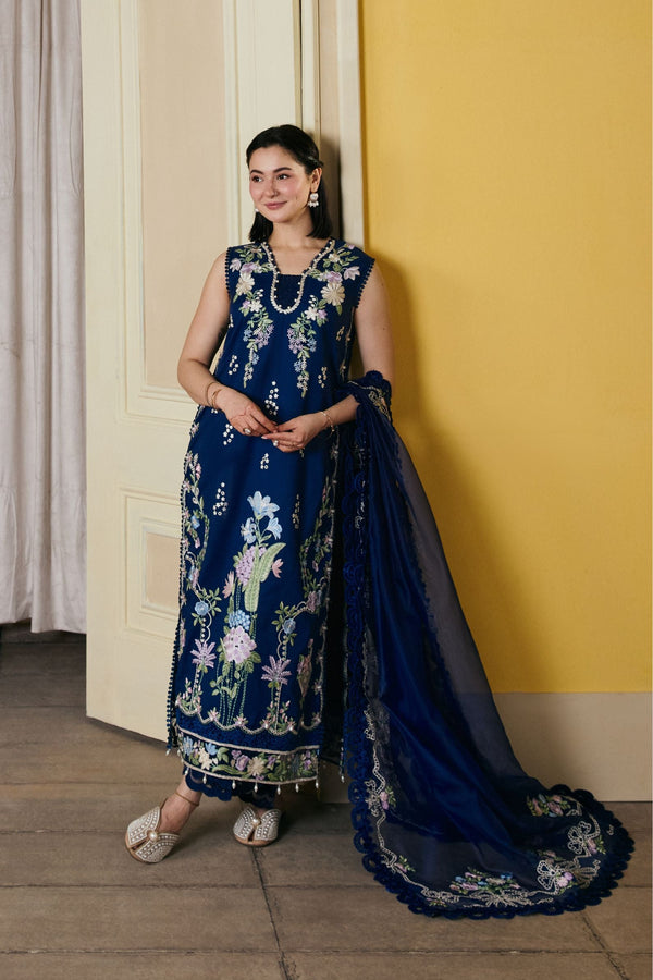 Maryam Hussain Dhanak Luxury Embroidered Winter 3 Piece Dress SDCW-1249