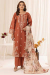 Mohagni✦-Premium Unstitched Dhanak Embroidered with Printed Shawls 3pc Suit SDCW-1239
