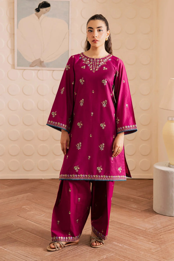 BATIK Heavy Embroidered Dhanak 2Piece Suit SDCW-1235