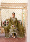 MAHNUR 3PC DHANAK FABRIC EMBROIDERED SHIRT WITH DHANAK EMBROIDERED SHAWL AND TROUSER SDCW-1227