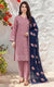 ZAINAB -3PC DHANAK EMBROIDERED SHIRT WITH DHANAK EMBROIDERED SHAWL AND TROUSER SDCW-1278