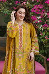 ANEELAS- 3PC DHANAK FABRIC EMBROIDERED SHIRT WITH DHANAK EMBROIDERED SHAWL AND TROUSER SDCW-1195