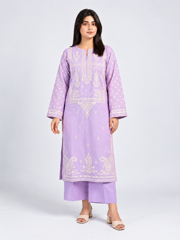 Bareeze Heavy Embroidered Dhanak 2Piece Suit SDCW-1235