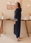 Laam Heavy Embroidered Dhanak 2Piece Suit SDCW-1235