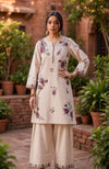 Zehra Heavy Embroidered Dhanak 2Piece Suit SDCW-1235