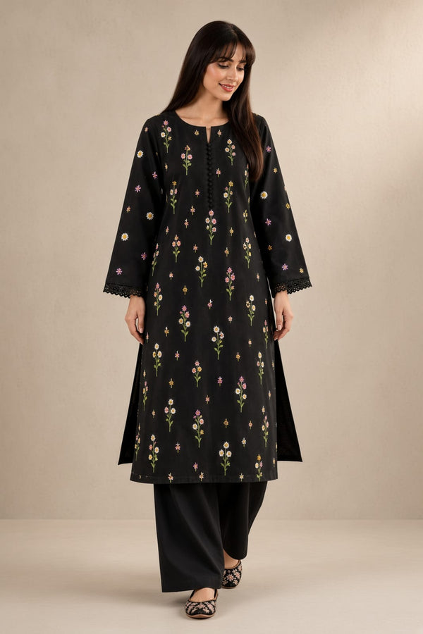 Batik Heavy Embroidered Dhanak 2Piece Suit SDCW-1235
