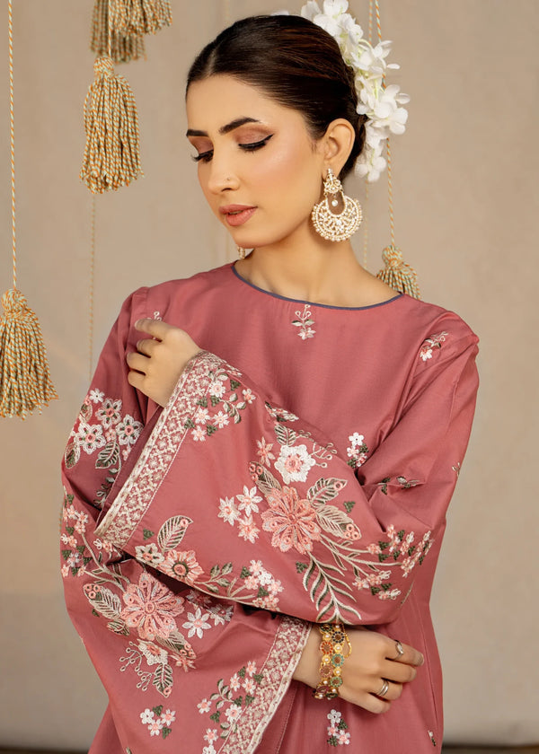 Urge Heavy Embroidered Dhanak 2Piece Suit SDCW-1235