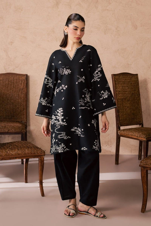 Batik Heavy Embroidered Dhanak 2Piece Suit SDCW-1235
