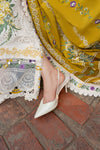 ANEELAS -3PC DHANAK EMBROIDERED SHIRT WITH DHANAK EMBROIDERED SHAWL AND TROUSER SDCW-1277