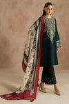 Jazmin ✦-Premium Unstitched Dhanak Embroidered with Printed Shawls 3pc Suit SDCW-1241