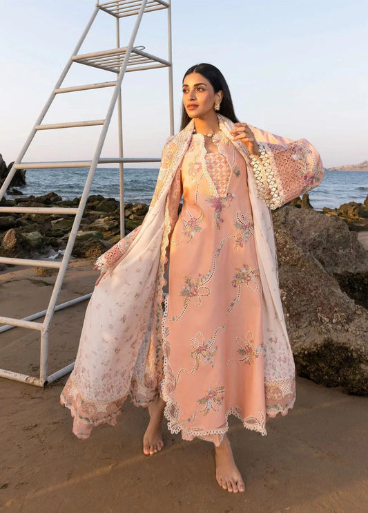 CRIMSON 3PC LAWN UNSTITCHED EMBROIDERED Code:4028