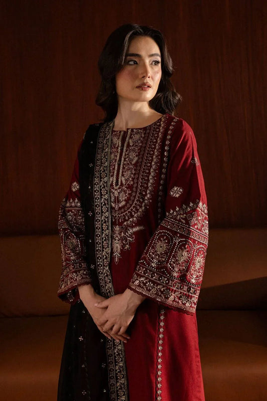 BATIK 3PC LAWN UNSTITCHED EMBROIDERED