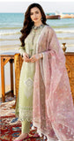 Jazmin hit  Code  Available on Fine Quality Lawn with organza   Emb Dopatta