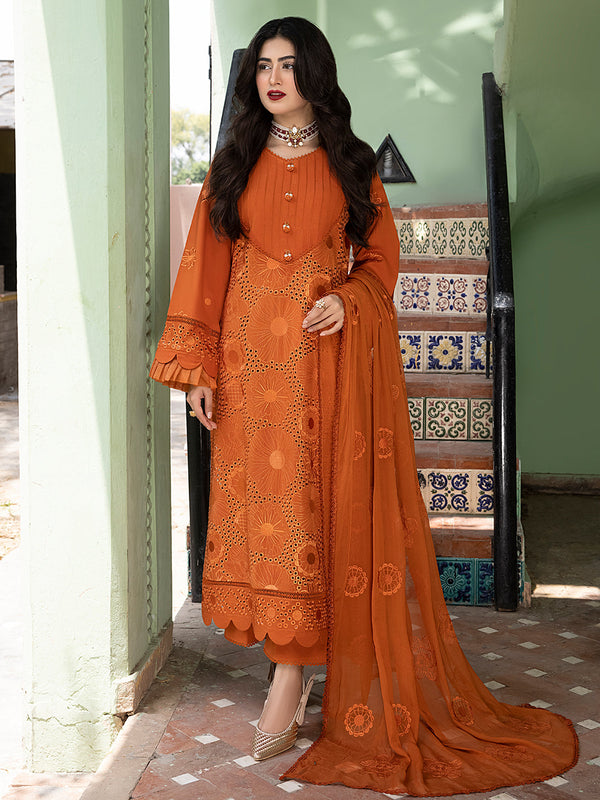 Afsaneh3PC Lawn Luxury Embroidered unstitched SDC-1159
