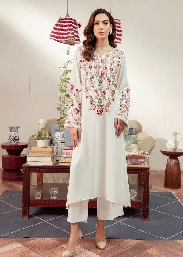 Zellbury Heavy Embroidered Dhanak 2Piece Suit SDCW-1235