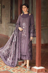 MARIA.B 3PC DHANAK FABRIC EMBROIDERED SHIRT WITH DHANAK PRINTED SHAWL AND TROUSER SDCW-1265