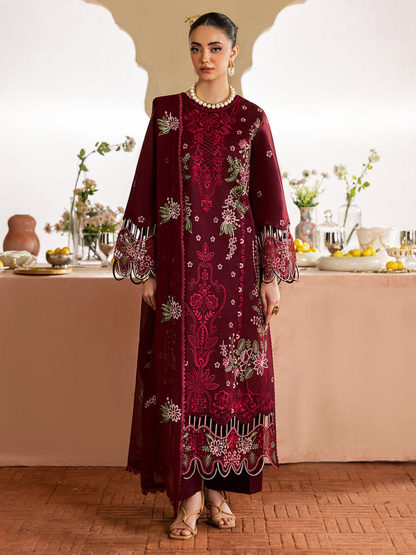 LAAM ✦-Premium Unstitched Dhanak Embroidered with Dhanak Embroidery Shawls Suit SDCW-1243