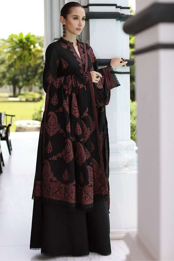 Bareeze karandi Luxury Embroidered Winter 3 Piece Dress SDCW-1252