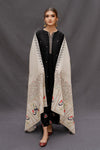 URGE 3PC DHANAK FABRIC EMBROIDERED SHIRT WITH PRINTED SHAWL AND TROUSER SDCW-1226