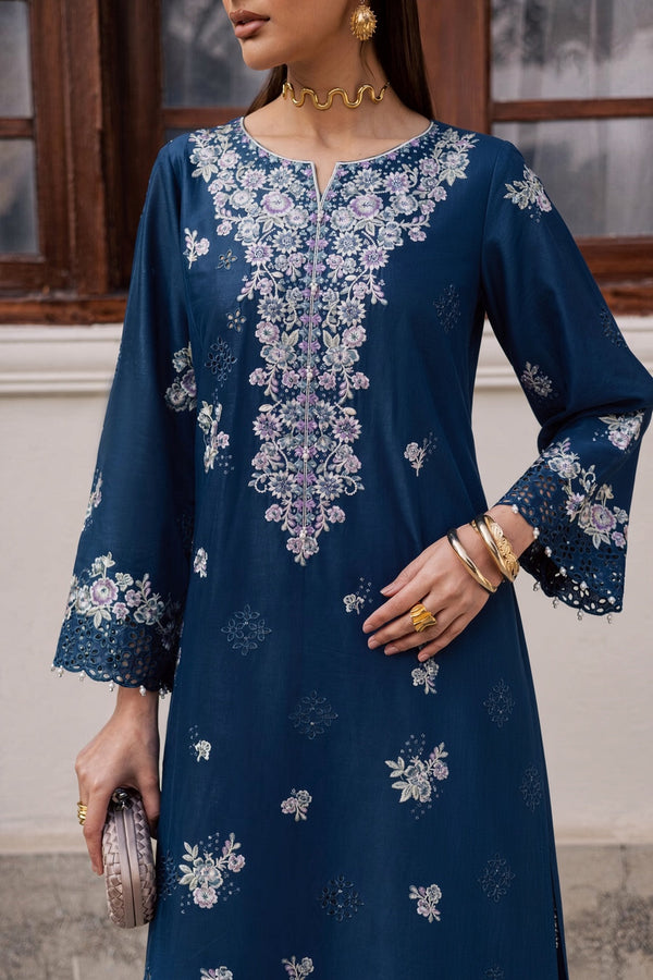 Batik Heavy Embroidered Dhanak 2Piece Suit SDCW-1235