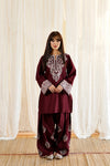 Urge Heavy Embroidered Dhanak 2Piece Suit SDCW-1235