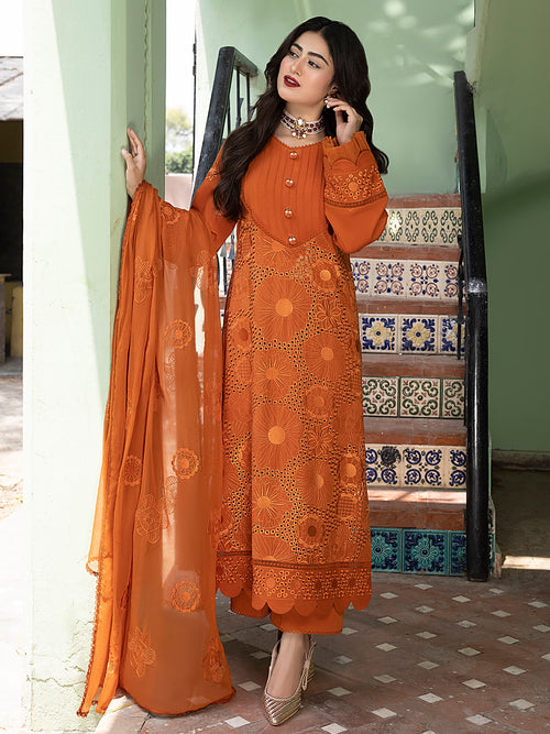 Afsaneh3PC Lawn Luxury Embroidered unstitched SDC-1159