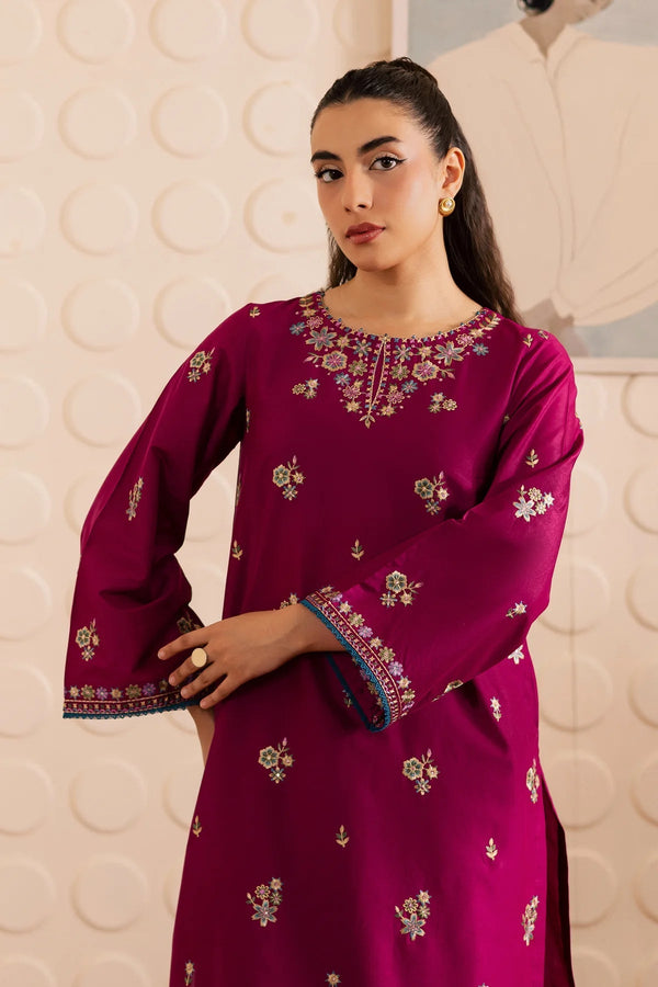 BATIK Heavy Embroidered Dhanak 2Piece Suit SDCW-1235
