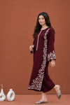Maria.B Heavy Embroidered Dhanak 2Piece Suit SDCW-1235