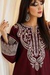 Urge Heavy Embroidered Dhanak 2Piece Suit SDCW-1235