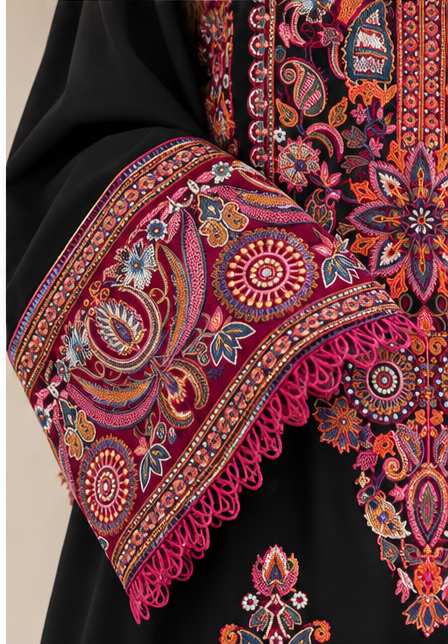 Jazmin Heavy Embroidered Dhanak 2Piece Suit SDCW-1235