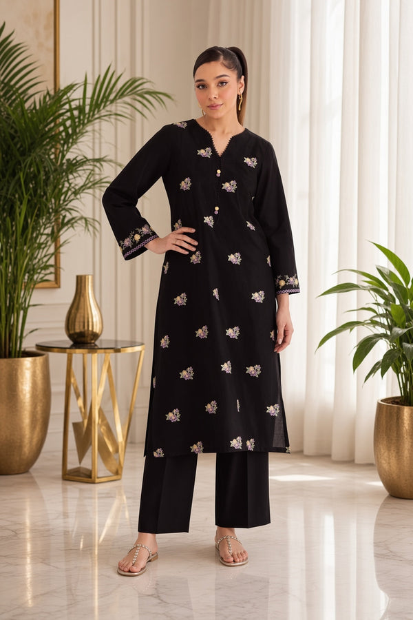 Sui Dhagay Heavy Embroidered Dhanak 2Piece Suit SDCW-1235