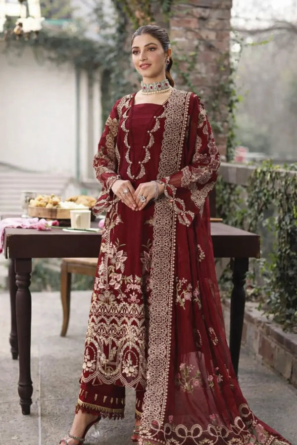 KAHF LAWN UNSTITCHED 3PC EMBROIDERED SDC-1062