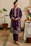 Cross Stitch Heavy Embroidered Dhanak 2Piece Suit SDCW-1235