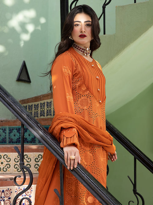 Afsaneh3PC Lawn Luxury Embroidered unstitched SDC-1159