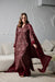 ZAIB -3PC DHANAK EMBROIDERED SHIRT WITH DHANAK EMBROIDERED SHAWL AND TROUSER SDCW-1274