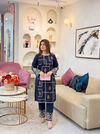 Sui Dhagay Heavy Embroidered Dhanak 2Piece Suit SDCW-1235