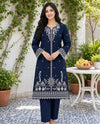 Batik Heavy Embroidered Dhanak 2Piece Suit SDCW-1235