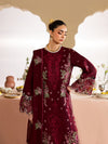 LAAM ✦-Premium Unstitched Dhanak Embroidered with Dhanak Embroidery Shawls Suit SDCW-1243