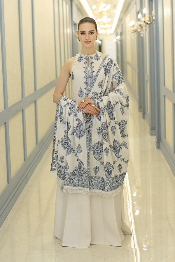 Bareeze karandi Luxury Embroidered Winter 3 Piece Dress SDCW-1253