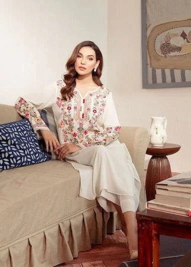 Zellbury Heavy Embroidered Dhanak 2Piece Suit SDCW-1235
