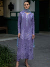 MUSHQ 3PC DHANAK FABRIC EMBROIDERED SHIRT WITH DHANAK PRINTED SHAWL AND TROUSER SDCW-1231