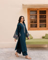 Batik Heavy Embroidered Dhanak 2Piece Suit SDCW-1235