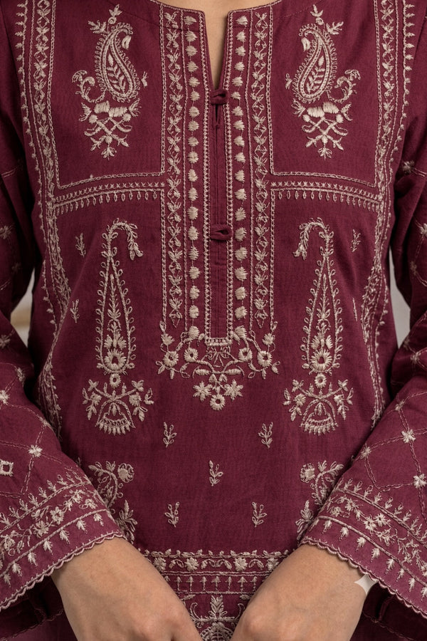 Bareeze Heavy Embroidered Dhanak 2Piece Suit SDCW-1235