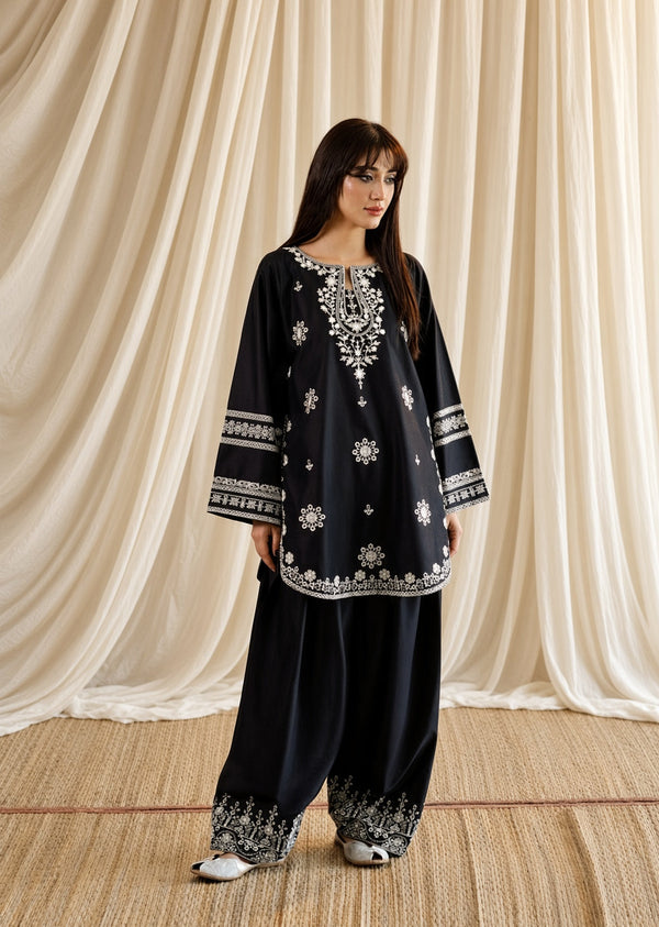 Liam Heavy Embroidered Dhanak 2Piece Suit SDCW-1235