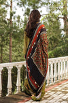 COCO BY ZARA JAHAN 3PC DHANAK FABRIC EMBROIDERED SHIRT WITH PRINTED SHAWL AND TROUSER SDCW-1230