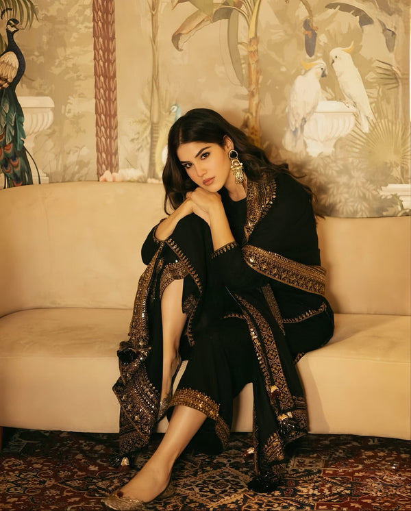 Aylin Dhanak Luxury Embroidered Winter 3 Piece Dress SDCW-1257